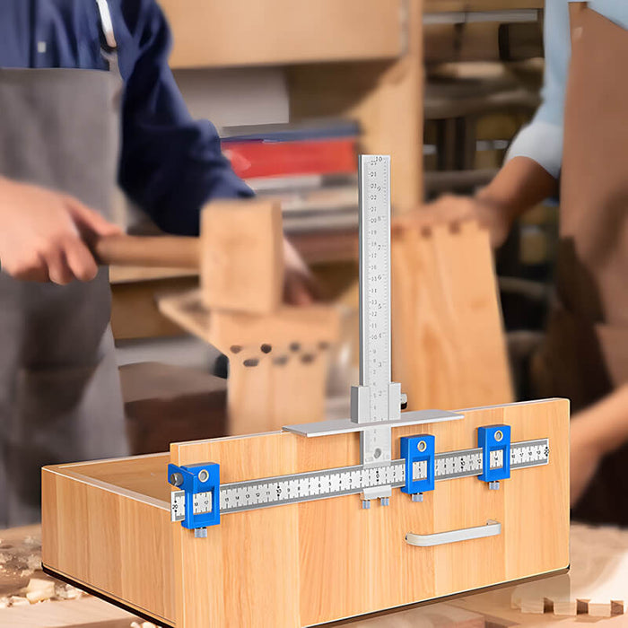 Levoite Cabinet Hardware Jig for Installation of Handles and Knobs on Doors and Drawer Fronts