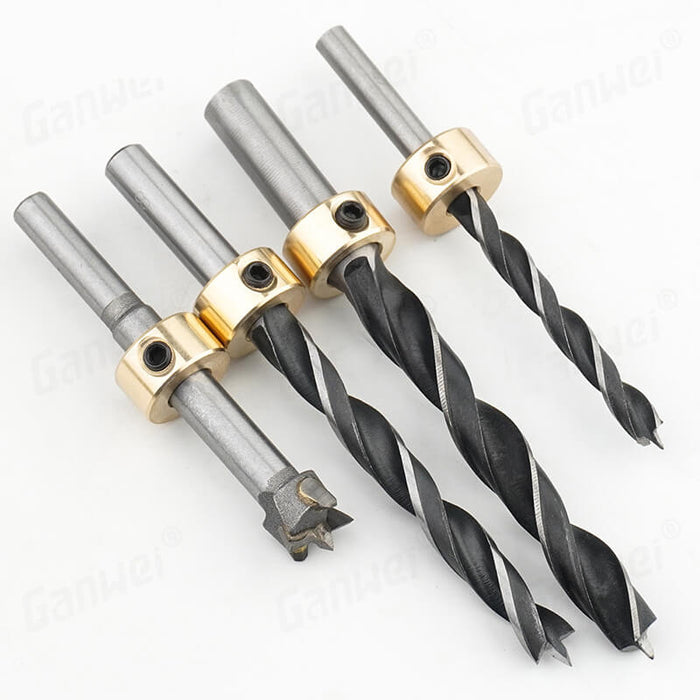 Levoite™ Drill Bit and Stop Collars for Wood Drilling