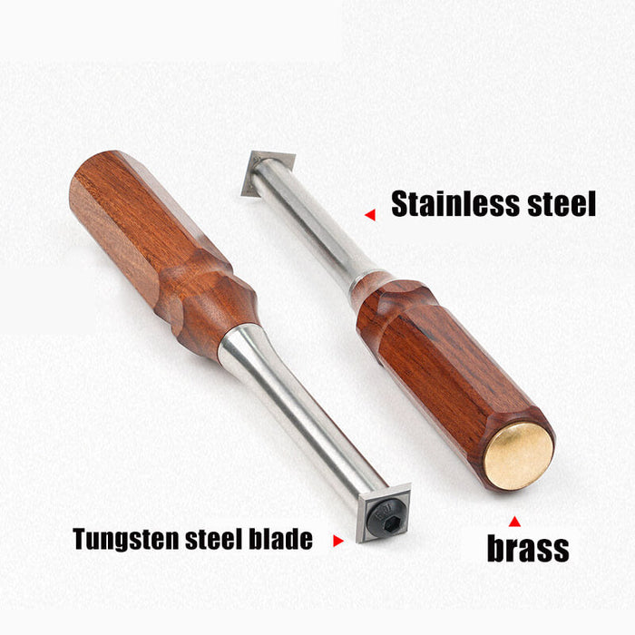Levoite™ Mini Carbide Scraper with Wooden Handle