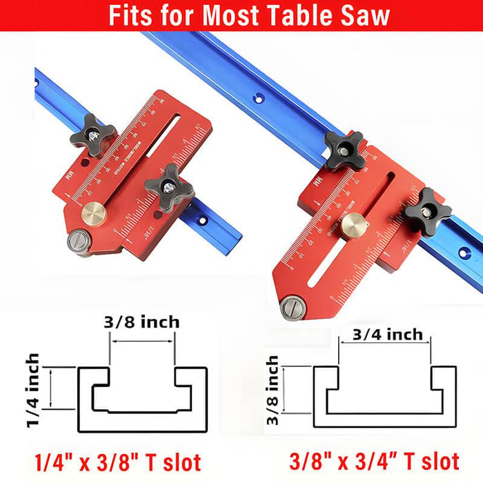 Levoite™ Precision Thin Rip Guide Table saw Jig
