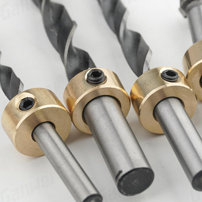 Levoite™ Drill Bit and Stop Collars for Wood Drilling