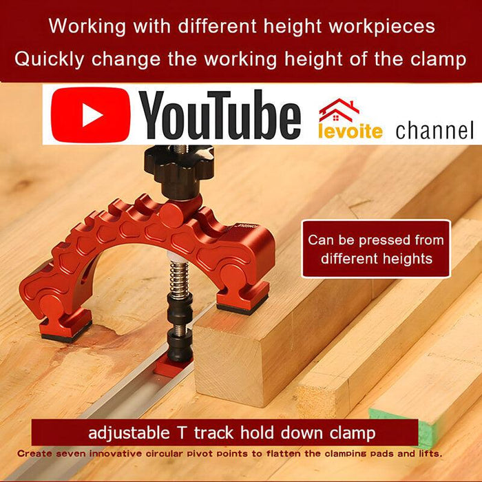 Levoite Best T track Hold Down Clamp for Woodworking