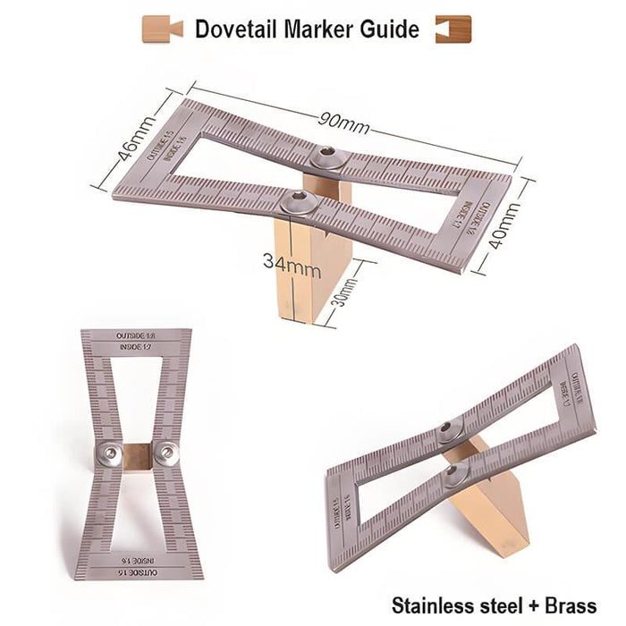 Levoite™ Dovetail Marker Guide Dovetail Marking Gauges