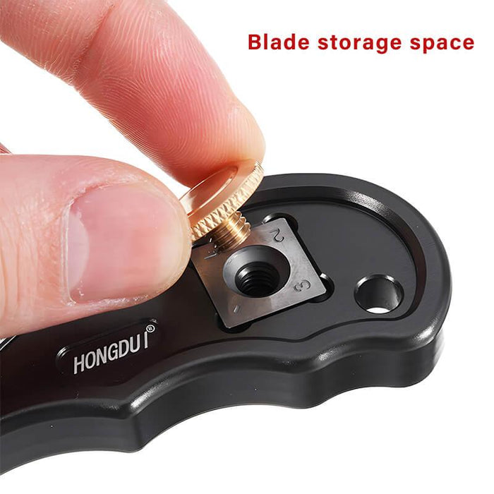 Levoite Wood Carbide Insert Scraper 2 in 1 Mini Wood Carbide Scraper Glue Scraper Remover