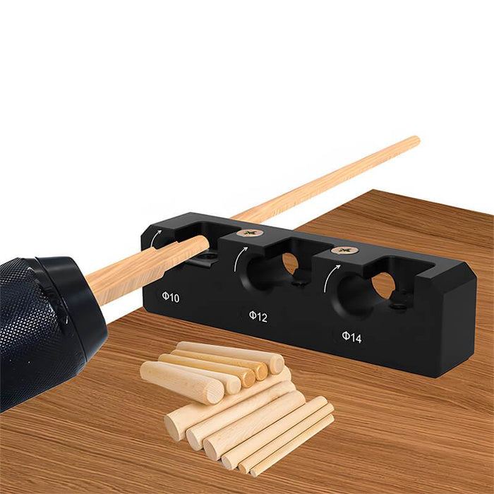 Levoite™ Dowel Making Jig for Making Multi Size Wood Dowels