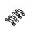 Levoite Invisible Screws Connector Fasteners Bracket with Snap-on Screw