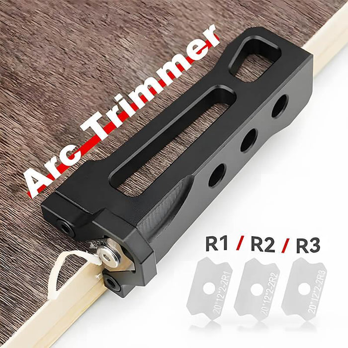Levoite™ Manual Arc Edge Banding Trimmer Chamfer Plane for Woodworking