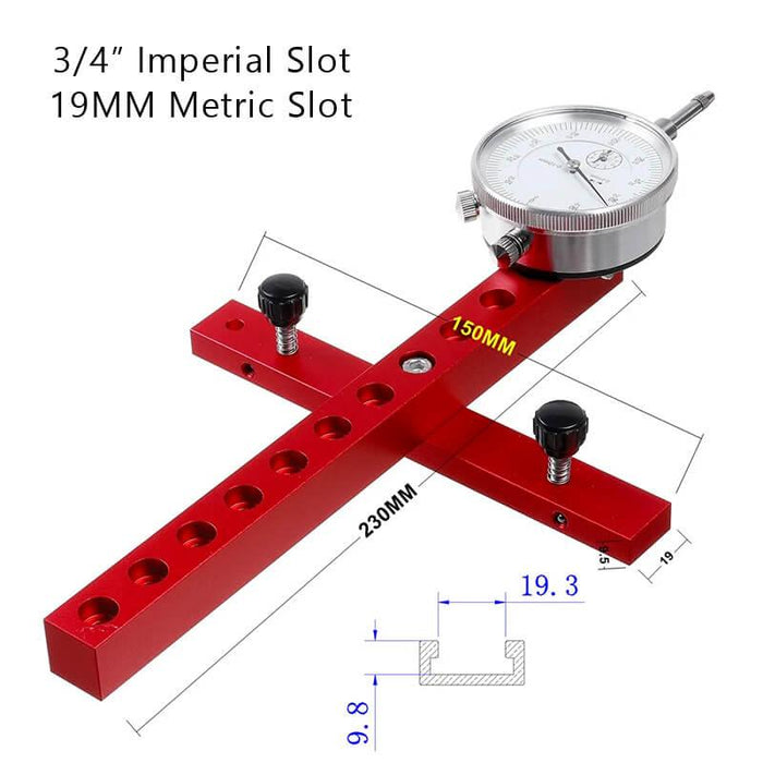 Levoite Table Saw Alignment Calibration Tool with Precision Dial Indicator Gauge