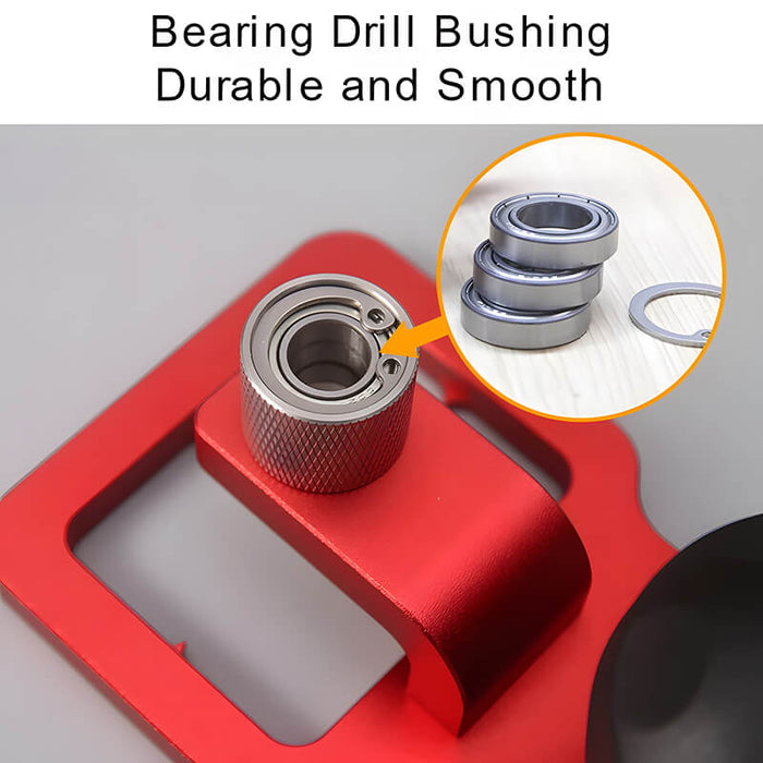 Levoite Bench Dog Hole Drilling Jig Template 3/4" and 20mm