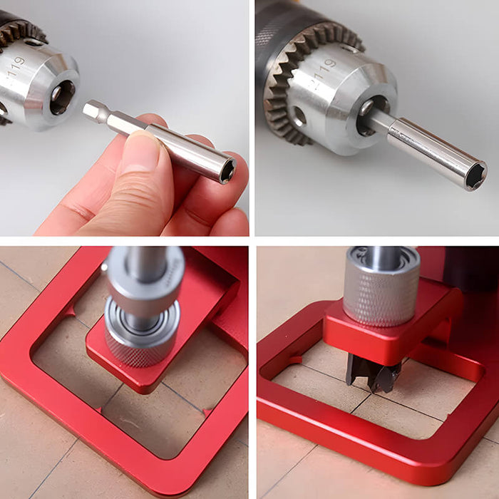 Levoite Bench Dog Hole Drilling Jig Template 3/4" and 20mm