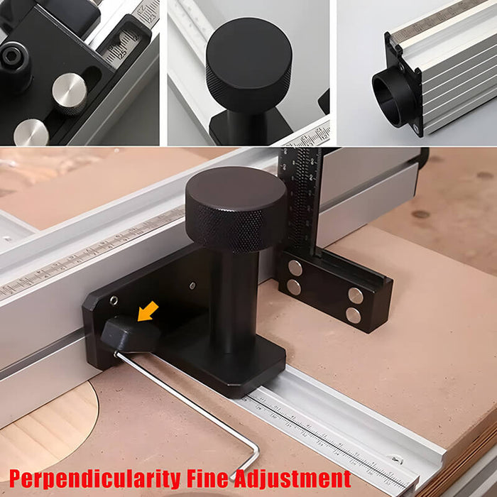 Levoite Drill Press Fence with Dust Collection
