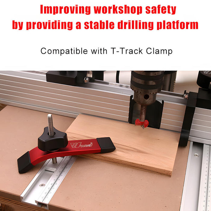 Levoite Drill Press Fence with Dust Collection