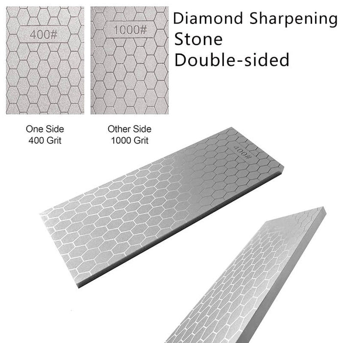 Levoite Premium Diamond Sharpening Stone - Double-sided - 8" / 200mm