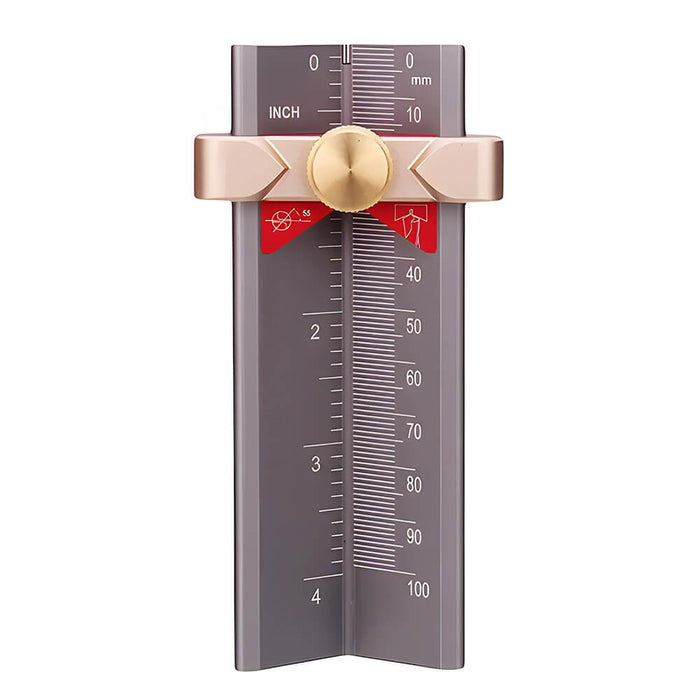 Levoite Multi Drill Depth Gauge Drill Stop Drill Point Angle Gauge  RouterTable Height Gauge for Woodworking