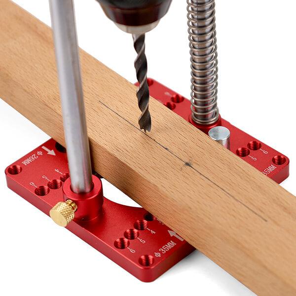 Levoite Precision Drill Guide Portable Drill Guide Concealed Cabinet Hinge Drill Guide