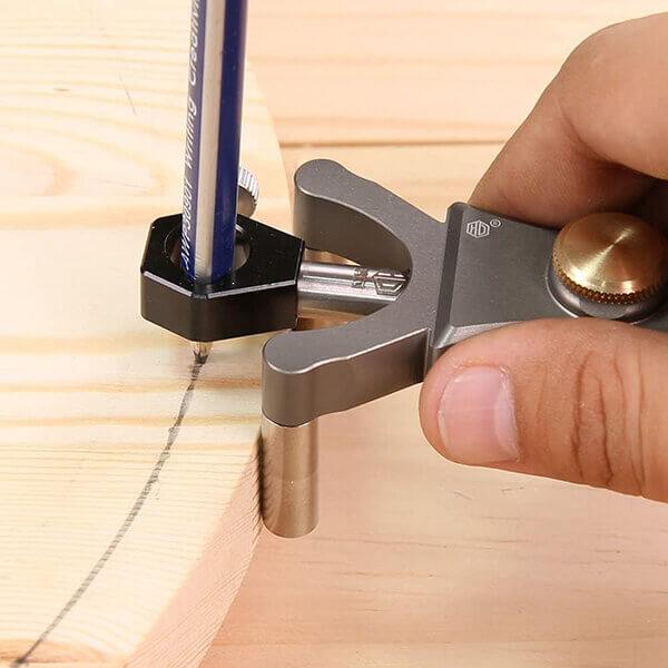 Levoite Woodworking Linear Arc Scriber  Draw Circle Tool Parallel Line Drawing Tool