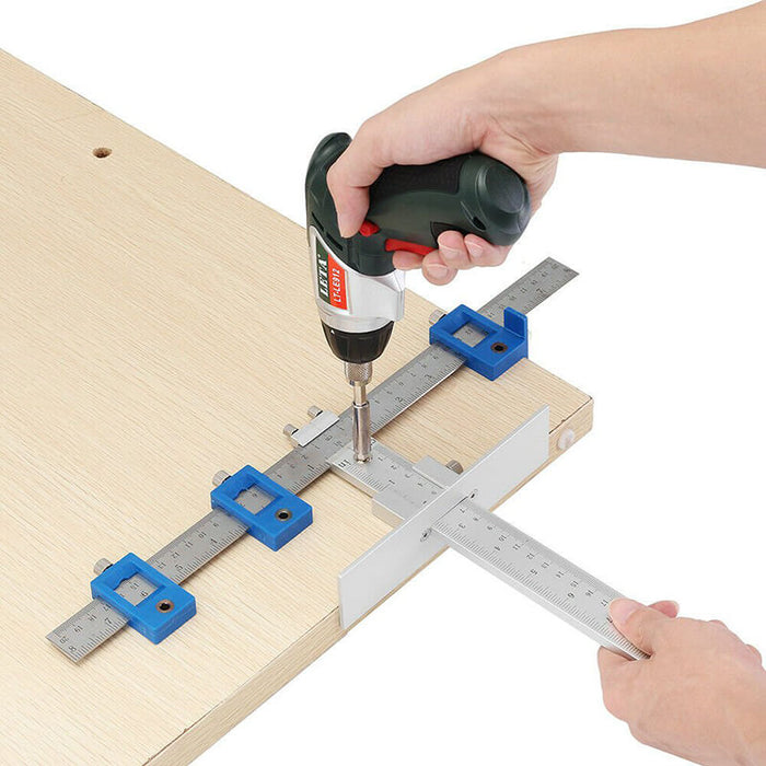 Levoite Cabinet Hardware Jig for Installation of Handles and Knobs on Doors and Drawer Fronts