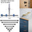 Levoite Cabinet Hardware Jig for Installation of Handles and Knobs on Doors and Drawer Fronts