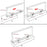 Invisible Screws Connector Fasteners Bracket with Snap-on Screw