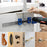 Levoite Cabinet Hardware Jig for Installation of Handles and Knobs on Doors and Drawer Fronts