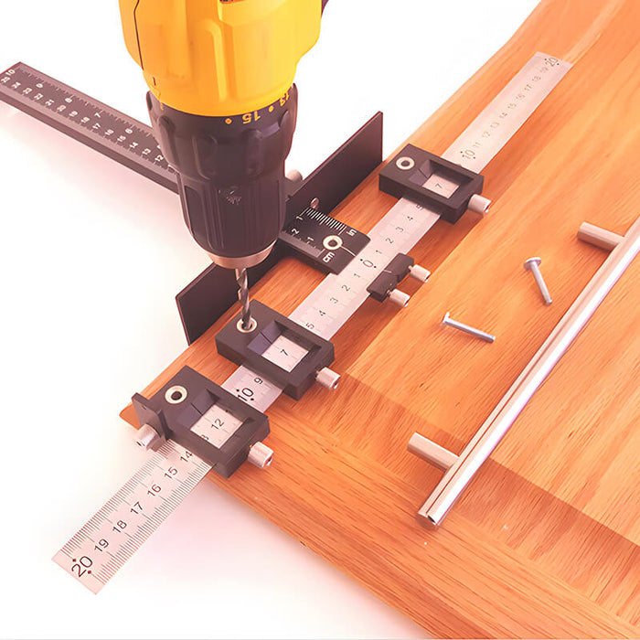 Levoite Cabinet Hardware Jig for Installation of Handles and Knobs on Doors and Drawer Fronts