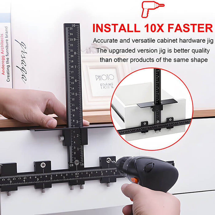 Levoite™ Pro Cabinet Hardware Jig for Handle and Knob