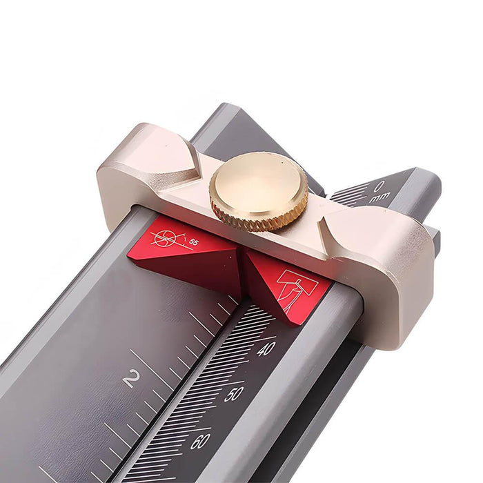 Levoite Multi Drill Depth Gauge Drill Stop Drill Point Angle Gauge  RouterTable Height Gauge for Woodworking