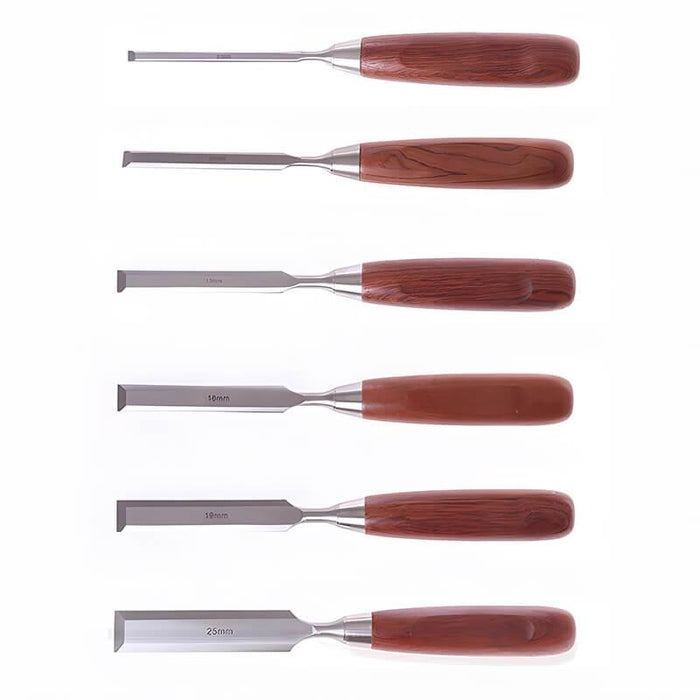 Luban Bench Chisel Set 6PC - The Best Quality Chisels for Woodworking