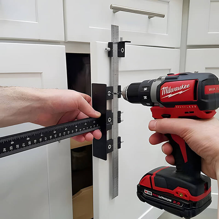 Levoite Cabinet Hardware Jig for Installation of Handles and Knobs on Doors and Drawer Fronts
