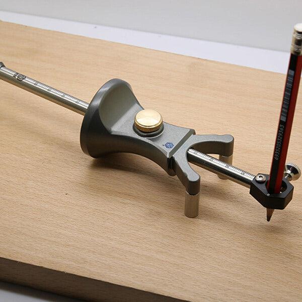 Levoite Woodworking Linear Arc Scriber Draw Circle Scriber Tool Parallel Line Drawing Scriber