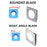 Levoite Wood Carbide Insert Scraper 2 in 1 Mini Wood Carbide Scraper Glue Scraper Remover