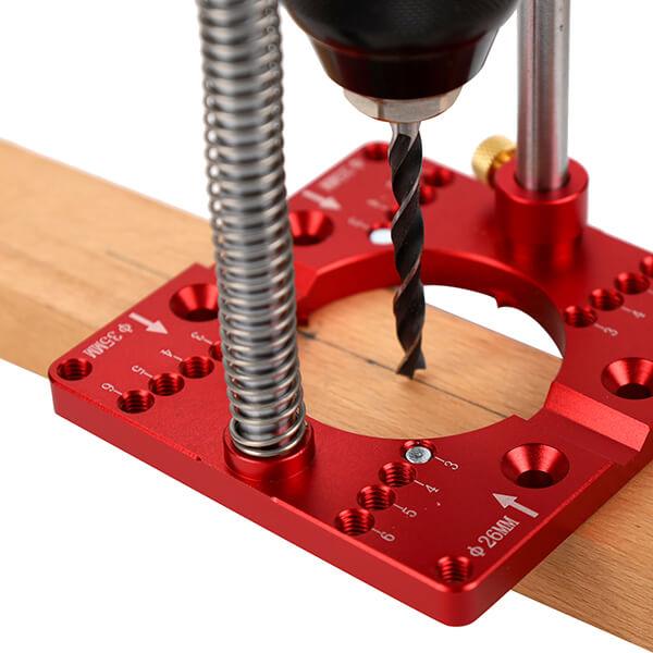 Levoite Precision Drill Guide Portable Drill Guide Concealed Cabinet Hinge Drill Guide
