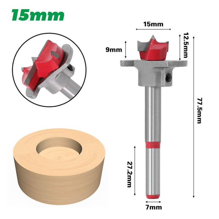 Levoite™ Forstner Drill Bit Set for Cabinet Hinges