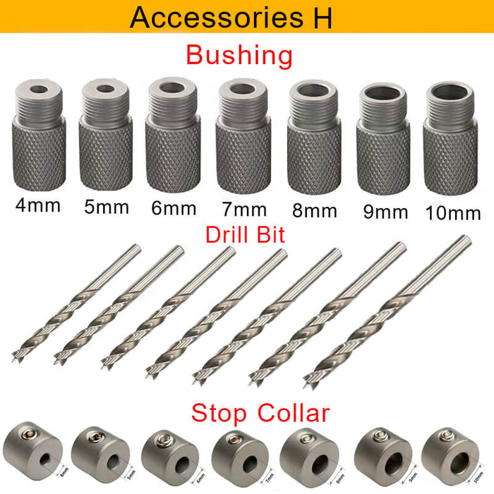 Levoite Vertical Drill Guide Jig Accessories