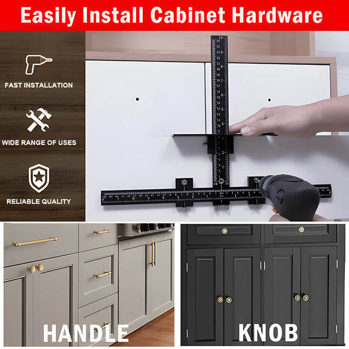 Levoite™ Pro Cabinet Hardware Jig for Handle and Knob