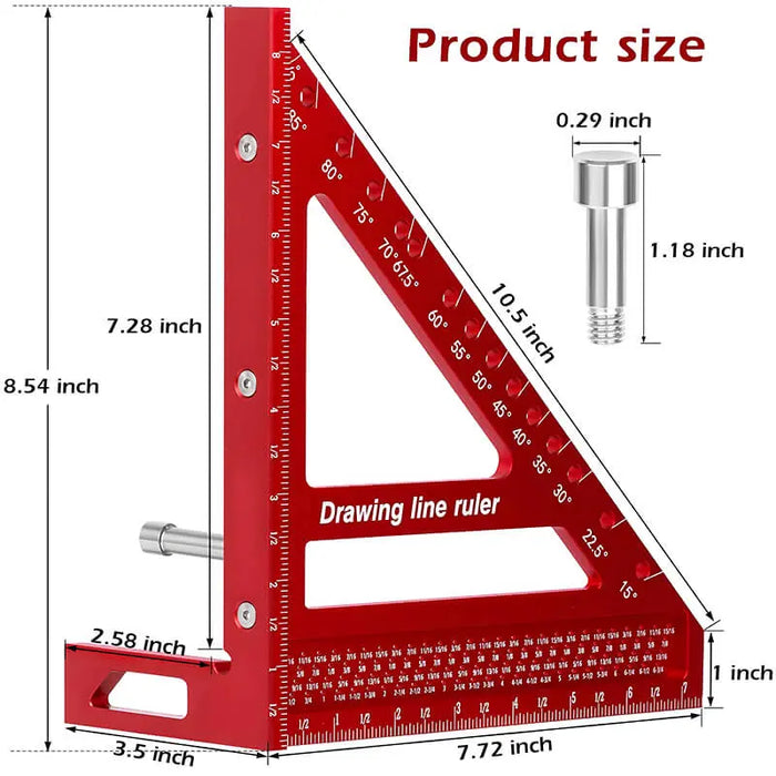 Levoite™ 3D Multi-Marking Square for Woodworking