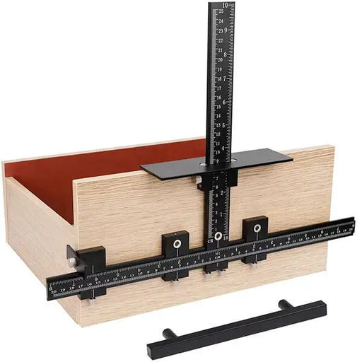Levoite™ Pro Cabinet Hardware Jig Adjustable Drill Guide for Handle and Knob