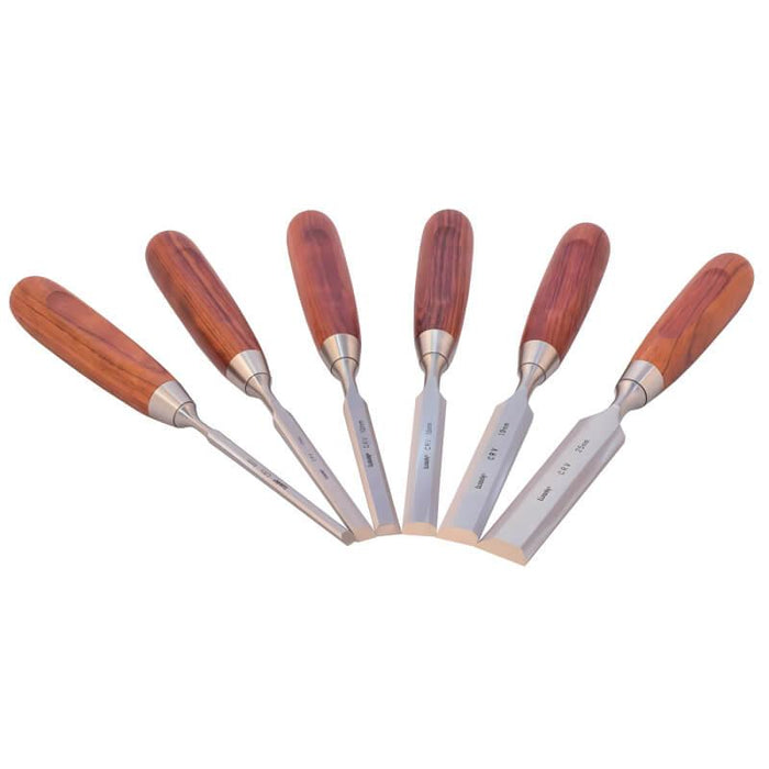 Luban Bench Chisel Set 6PC - The Best Quality Chisels for Woodworking