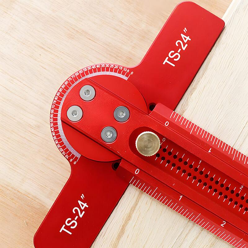 Levoite™ Woodworking Adjustable T-Square Ruler 24 inch