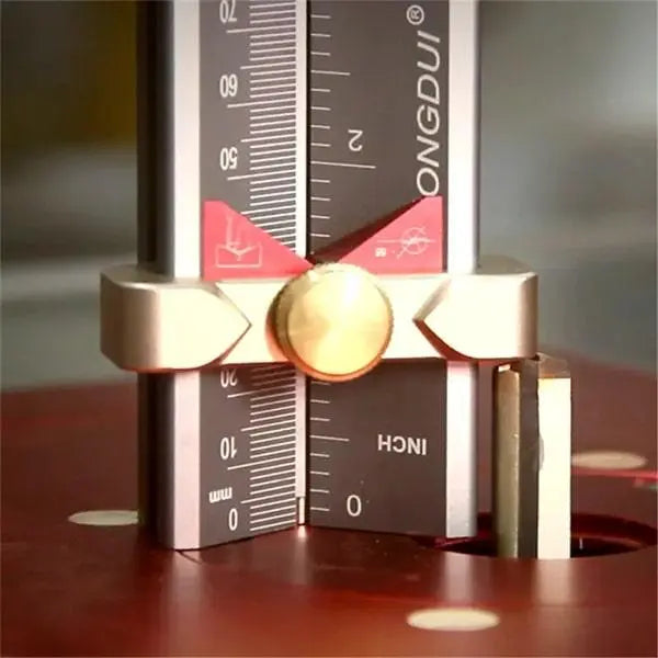 Levoite Multi Drill Depth Gauge Drill Stop Drill Point Angle Gauge  RouterTable Height Gauge for Woodworking