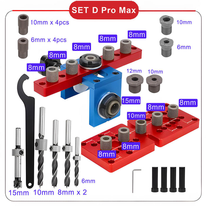 Levoite™ Doweling Jig Kit System Cam and Dowel Jig