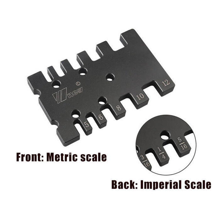 Levoite Router Bit Depth Gauge Card for Woodworking