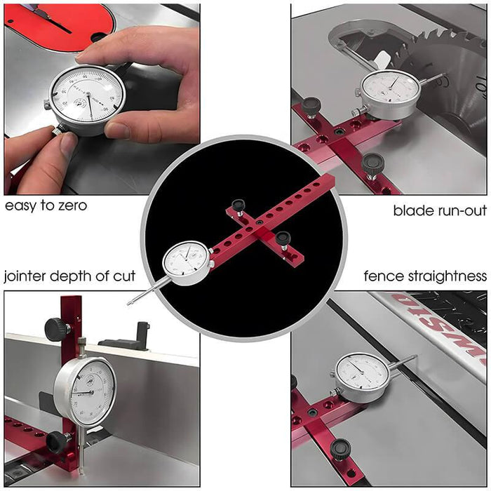 Levoite Table Saw Alignment Calibration Tool with Precision Dial Indicator Gauge