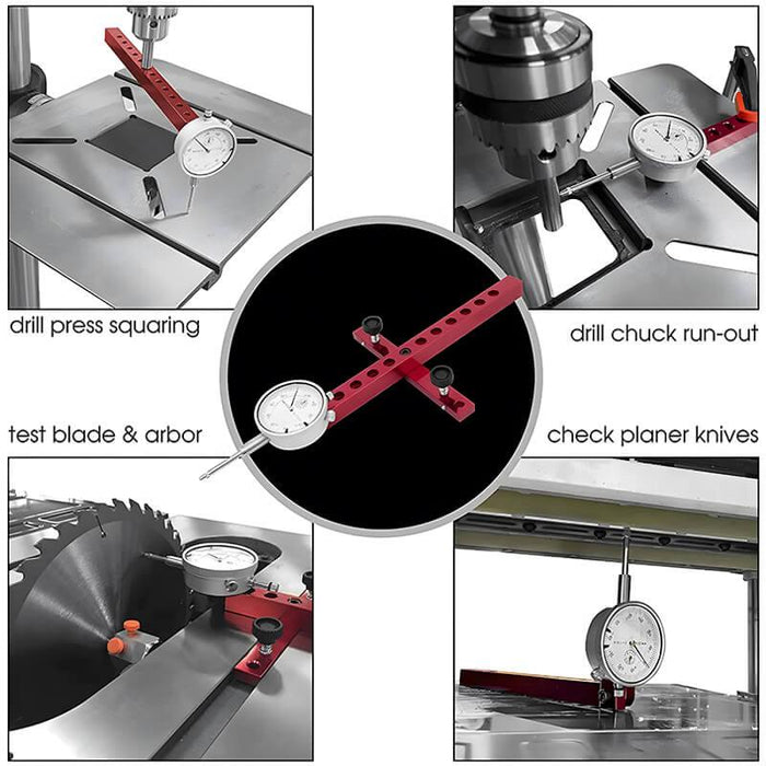 Levoite Table Saw Alignment Calibration Tool with Precision Dial Indicator Gauge