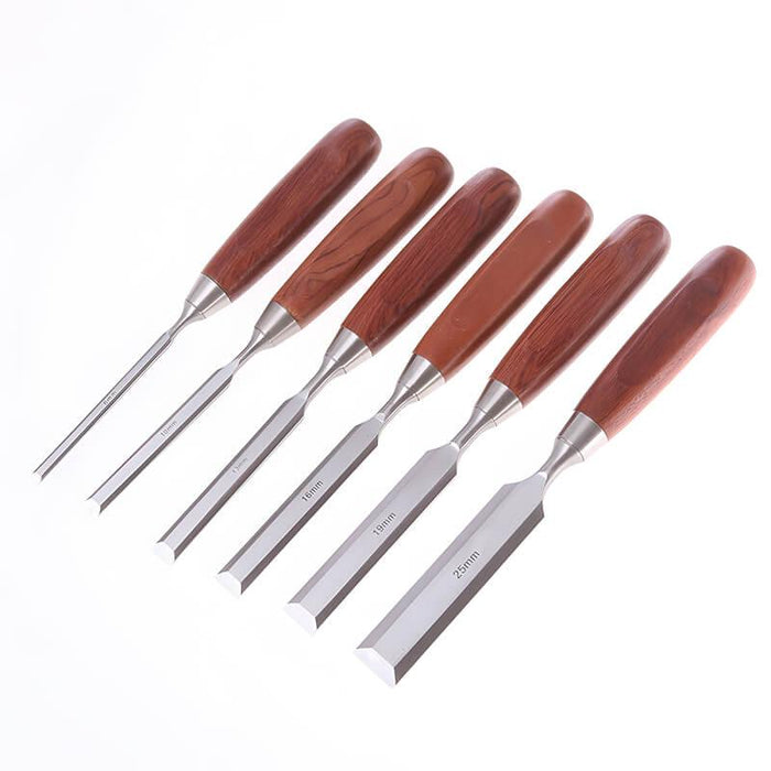 Luban Bench Chisel Set 6PC - The Best Quality Chisels for Woodworking