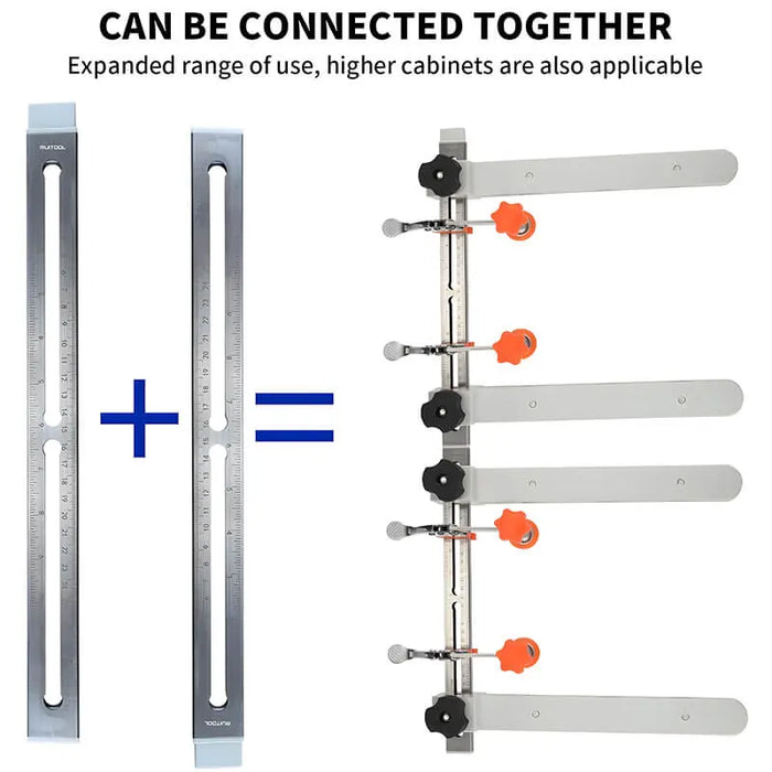 Universal Drawer Slide Jig with Toggle Clamp & Magnetic Arm