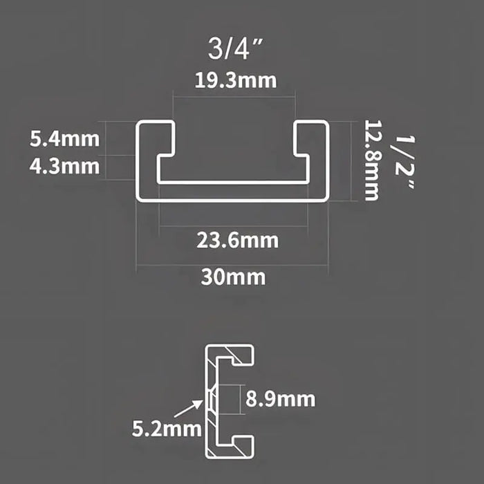 Universal Aluminum T Track Slot for Workshop 
