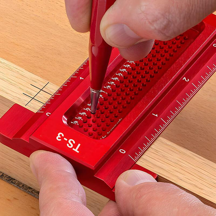 Levoite™ Precision Pocket T-Square for Precise Layout Work & Joinery