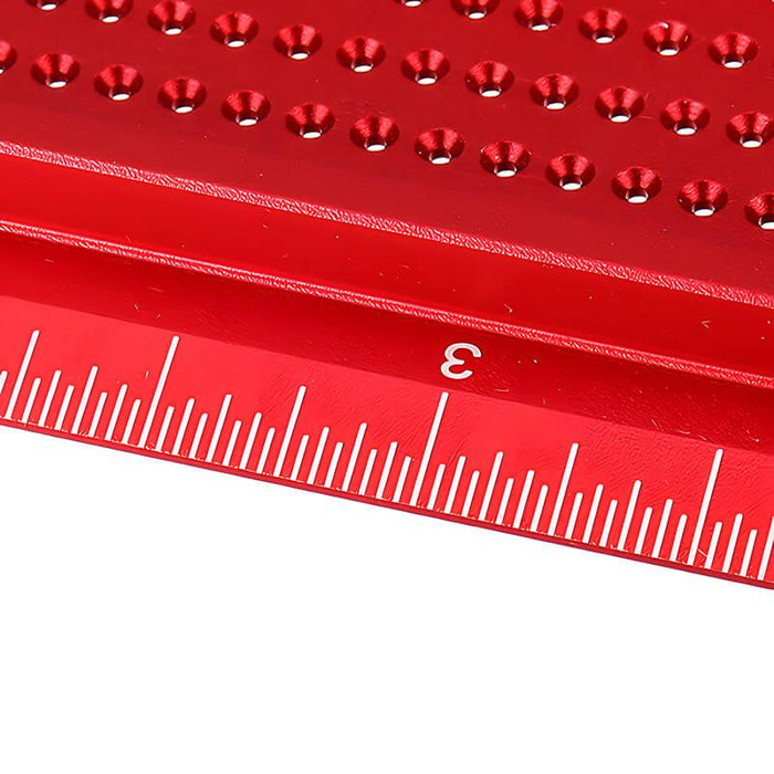 Woodworkging Pocket T-Square Mini Woodworking T-Square Ruler with Scribing Guides