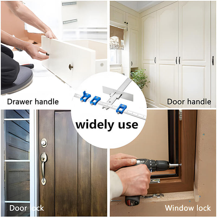 Levoite Cabinet Hardware Jig for Installation of Handles and Knobs on Doors and Drawer Fronts